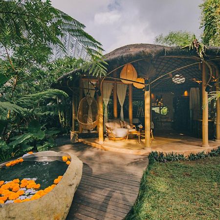 Hideout Eco Bamboo House Bali Villa Selat Bagian luar foto