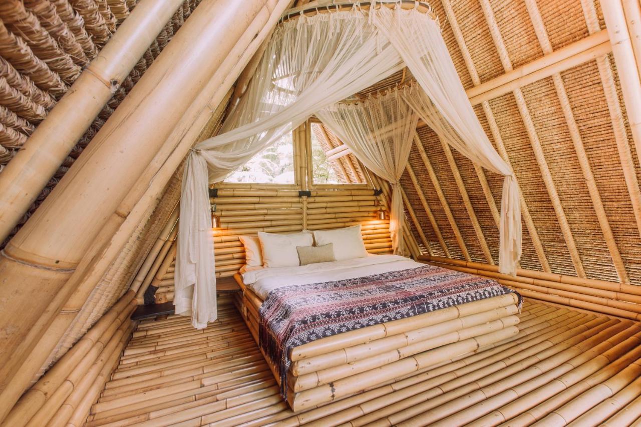 Hideout Eco Bamboo House Bali Villa Selat Bagian luar foto