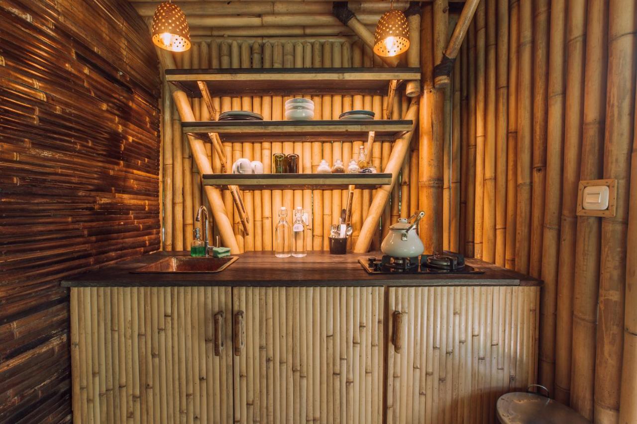 Hideout Eco Bamboo House Bali Villa Selat Bagian luar foto