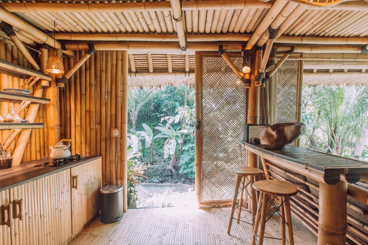 Hideout Eco Bamboo House Bali Villa Selat Bagian luar foto