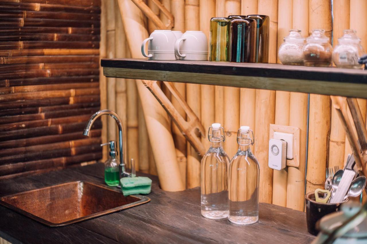 Hideout Eco Bamboo House Bali Villa Selat Bagian luar foto