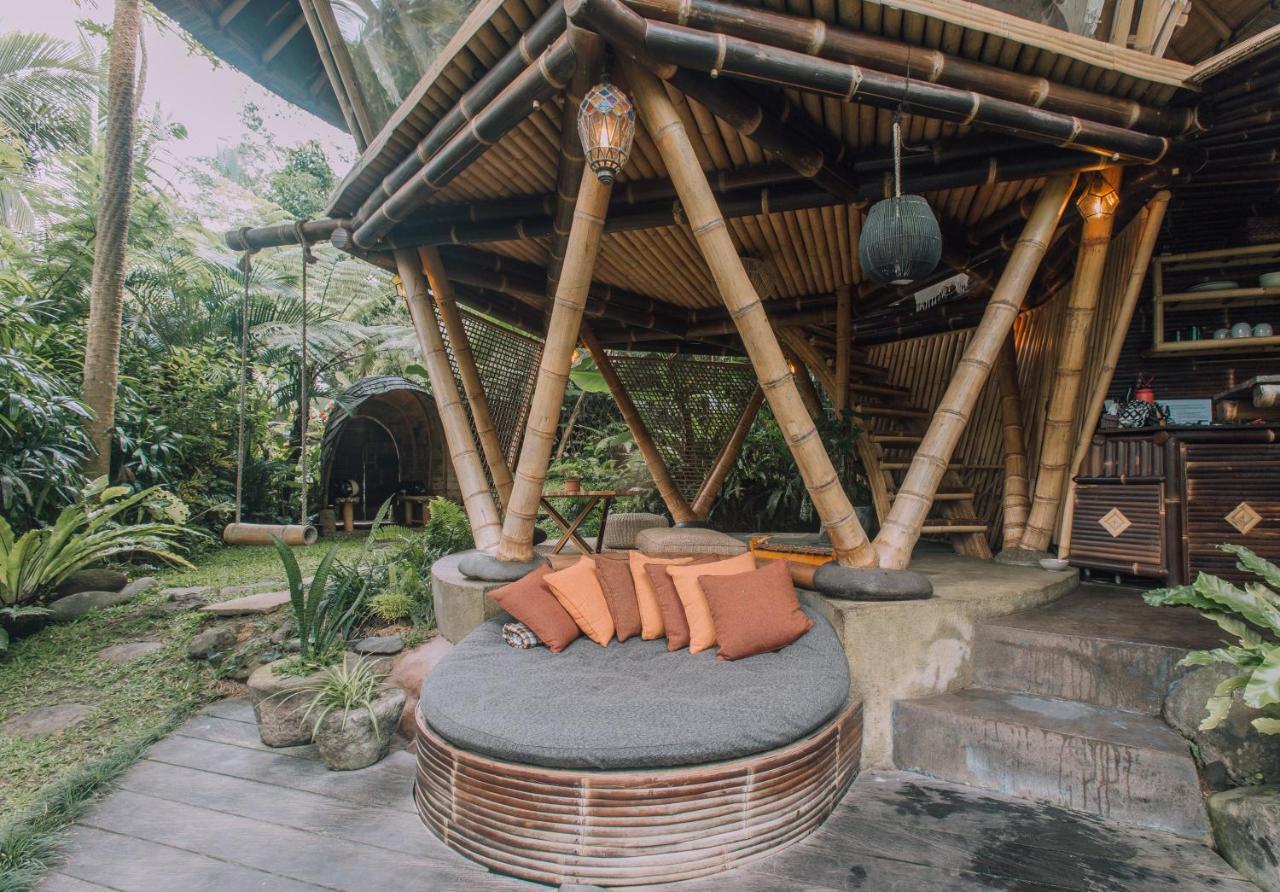 Hideout Eco Bamboo House Bali Villa Selat Bagian luar foto