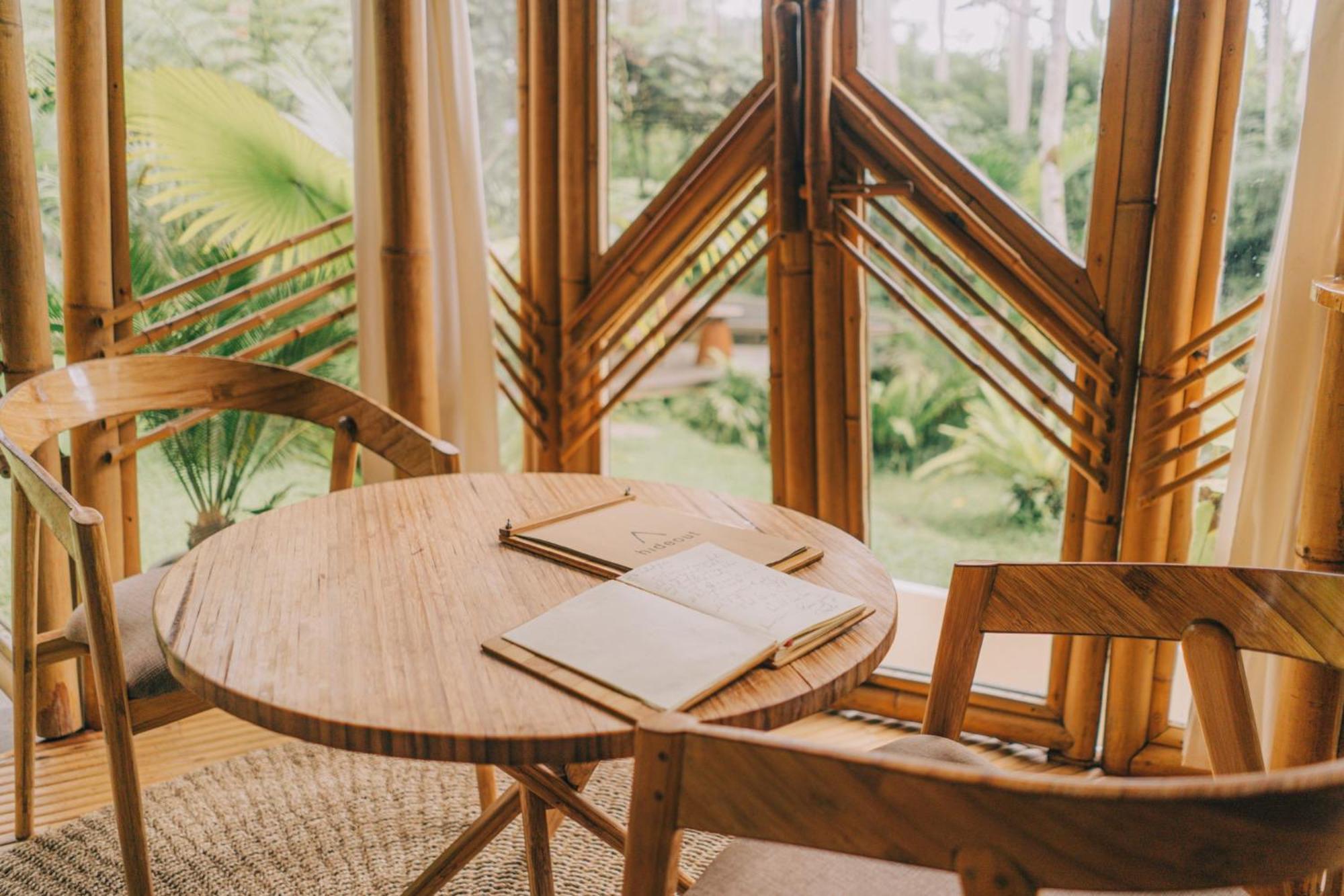 Hideout Eco Bamboo House Bali Villa Selat Bagian luar foto