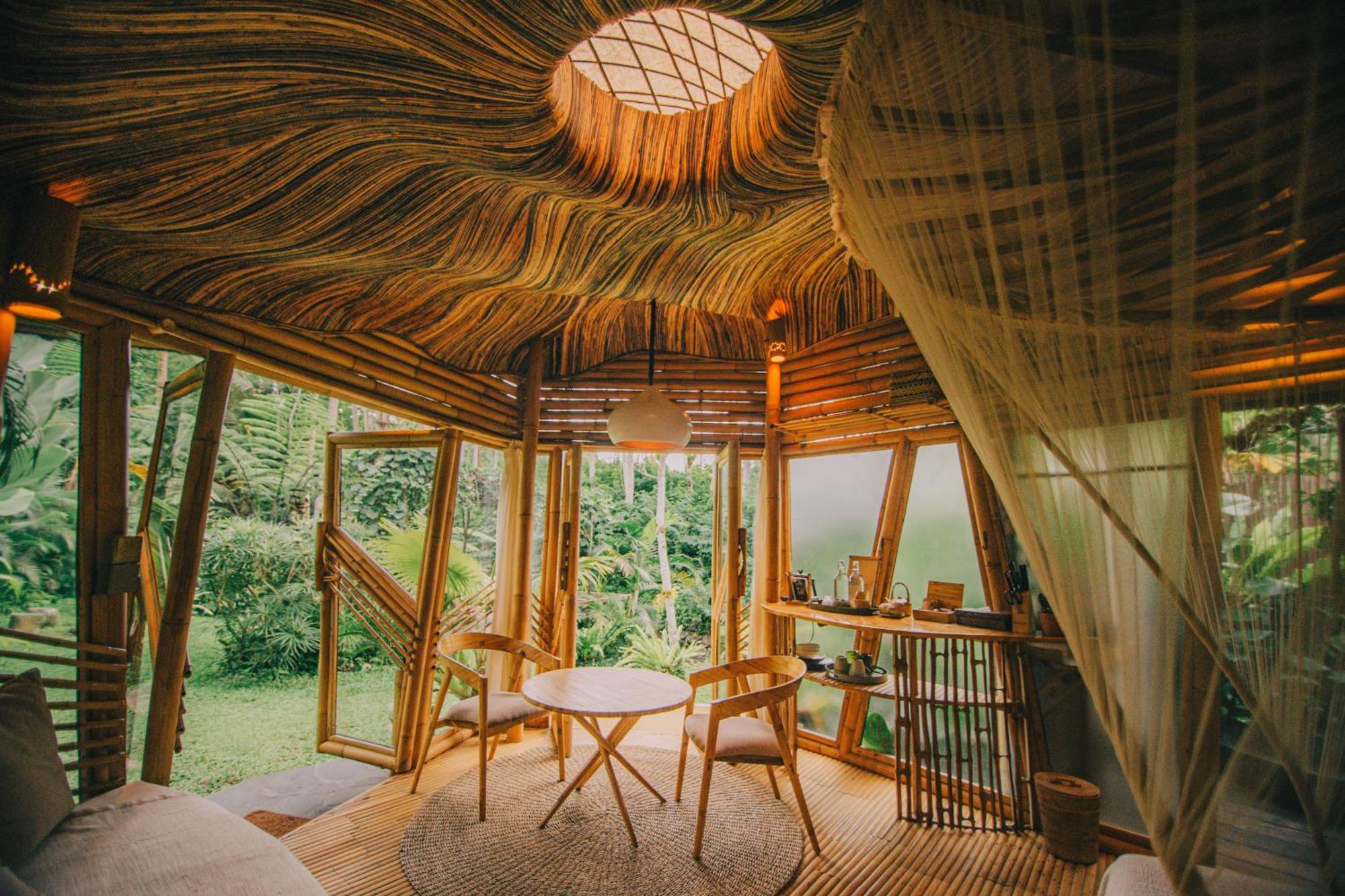 Hideout Eco Bamboo House Bali Villa Selat Bagian luar foto