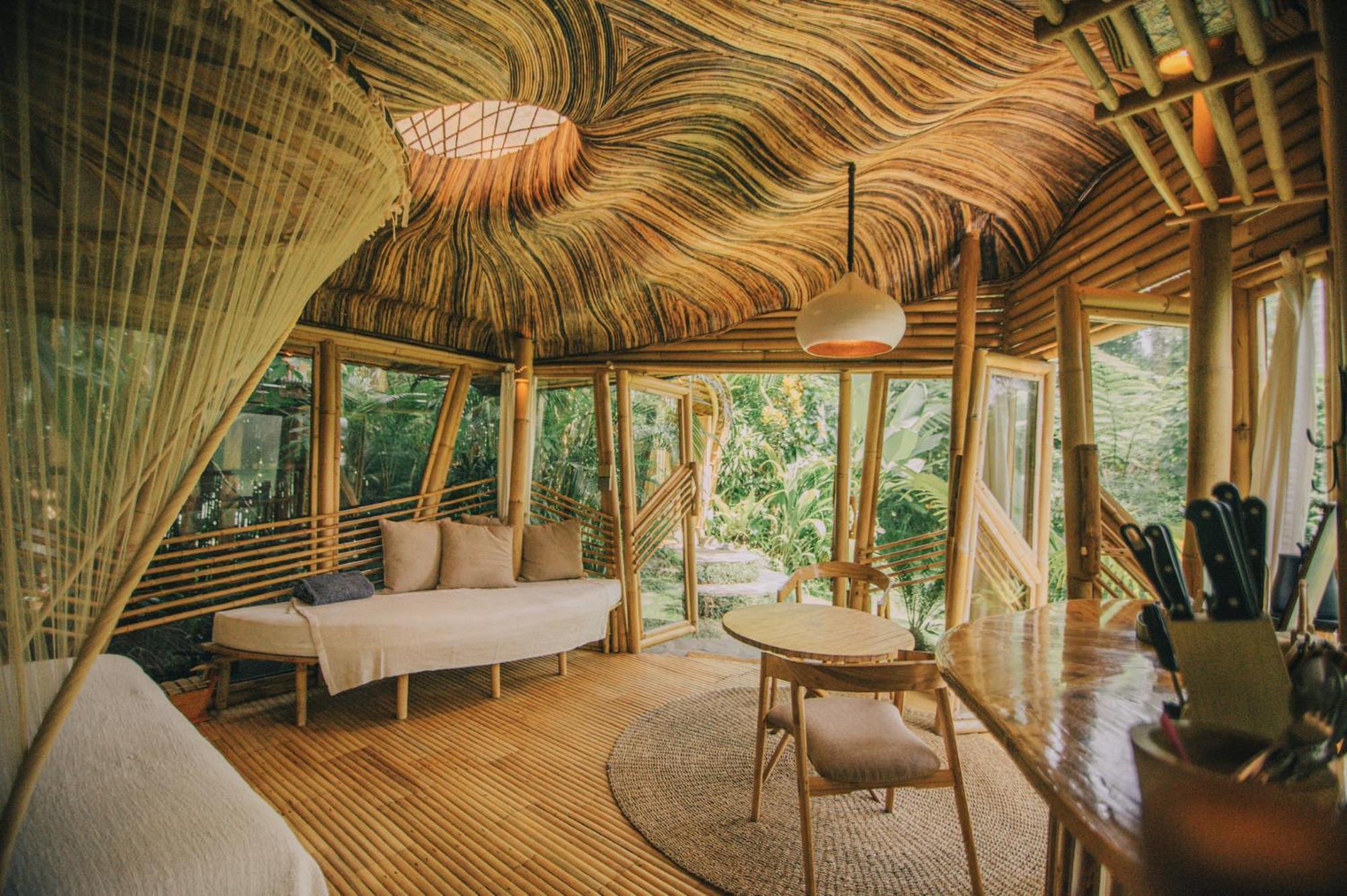 Hideout Eco Bamboo House Bali Villa Selat Bagian luar foto
