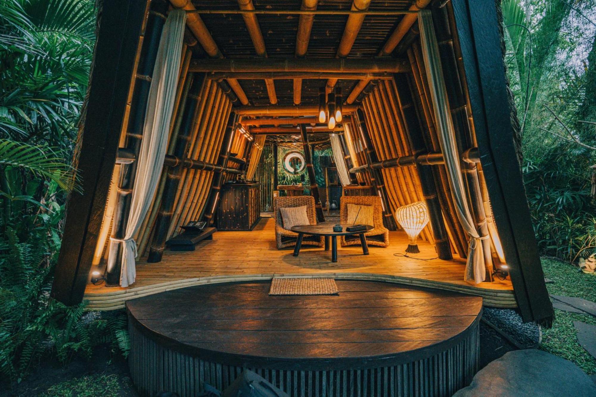 Hideout Eco Bamboo House Bali Villa Selat Bagian luar foto