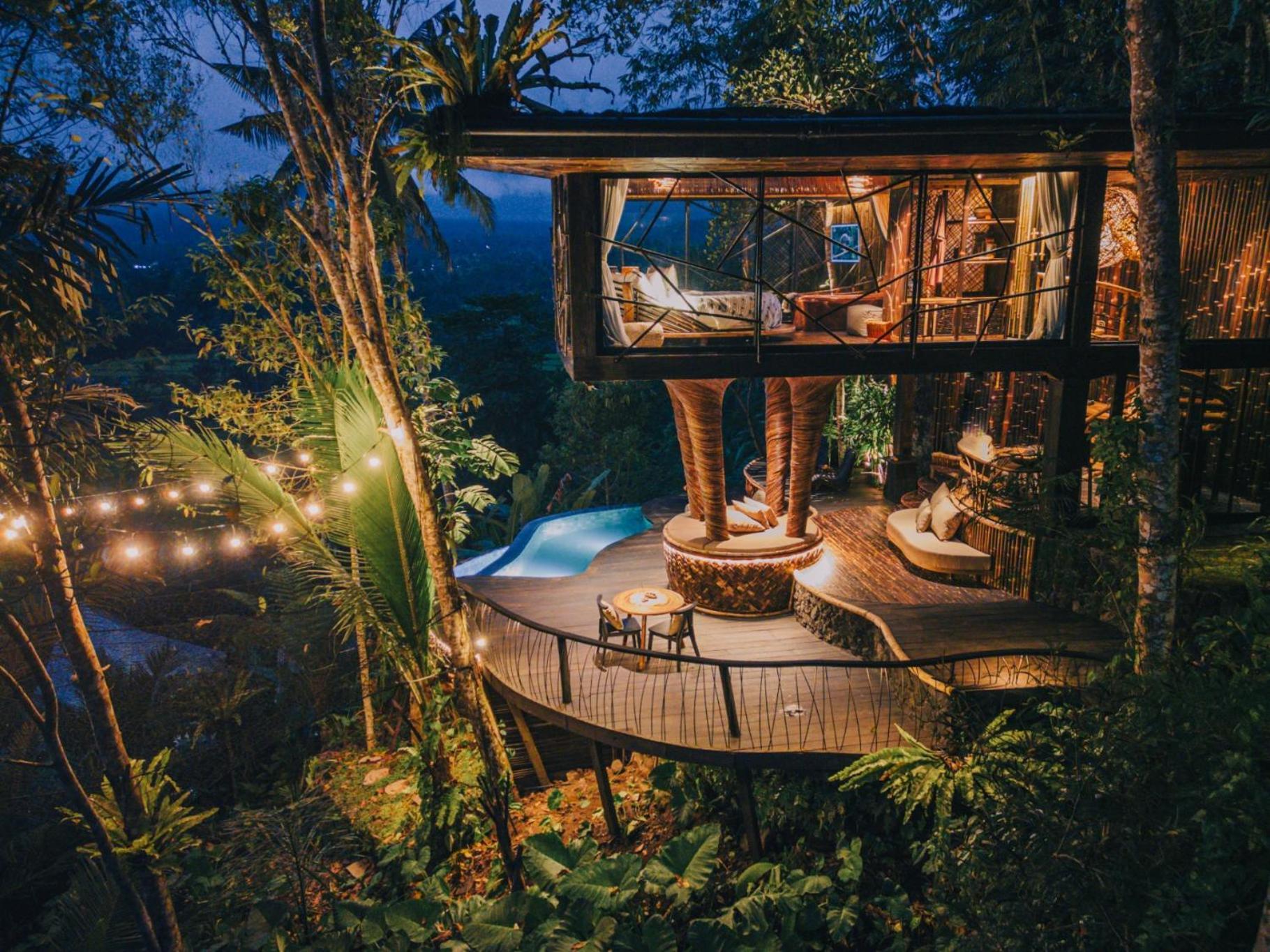 Hideout Eco Bamboo House Bali Villa Selat Bagian luar foto