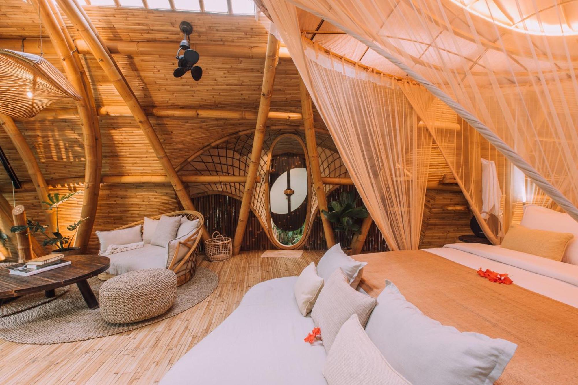 Hideout Eco Bamboo House Bali Villa Selat Ruang foto