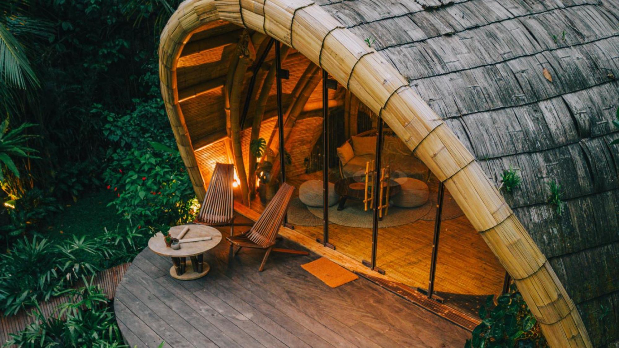 Hideout Eco Bamboo House Bali Villa Selat Ruang foto