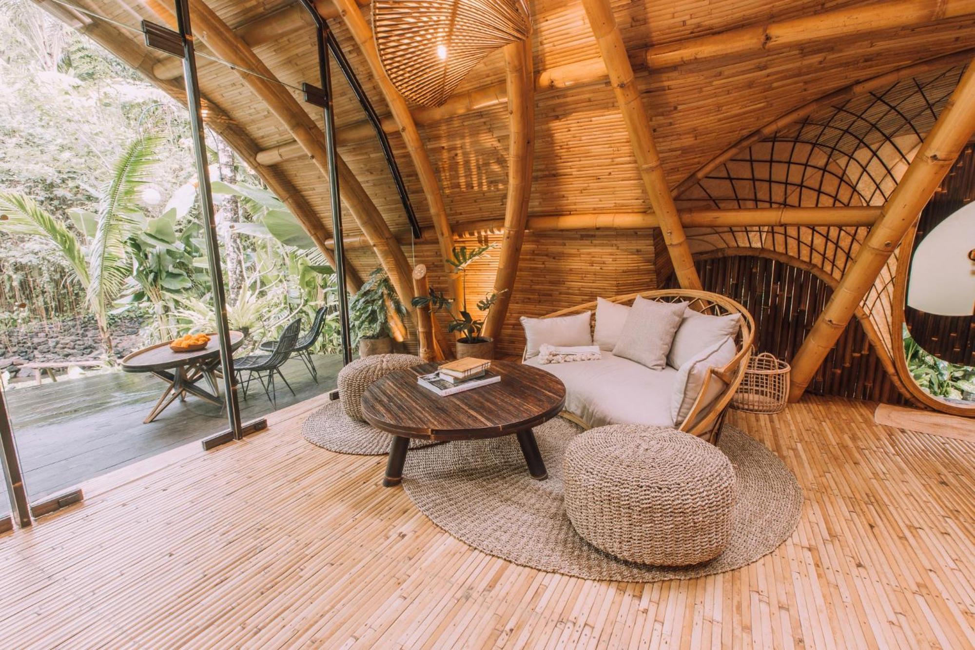 Hideout Eco Bamboo House Bali Villa Selat Ruang foto