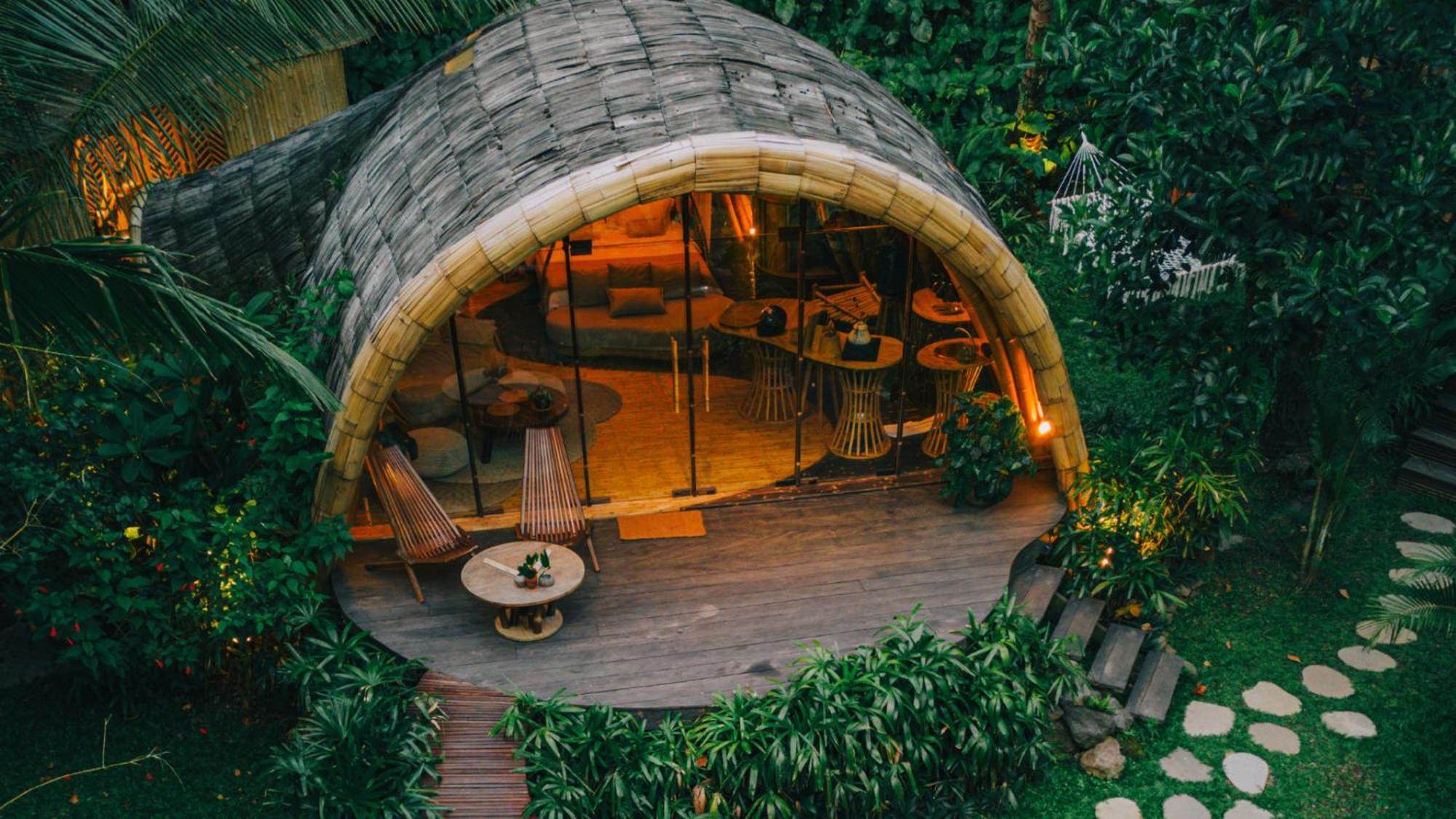 Hideout Eco Bamboo House Bali Villa Selat Bagian luar foto