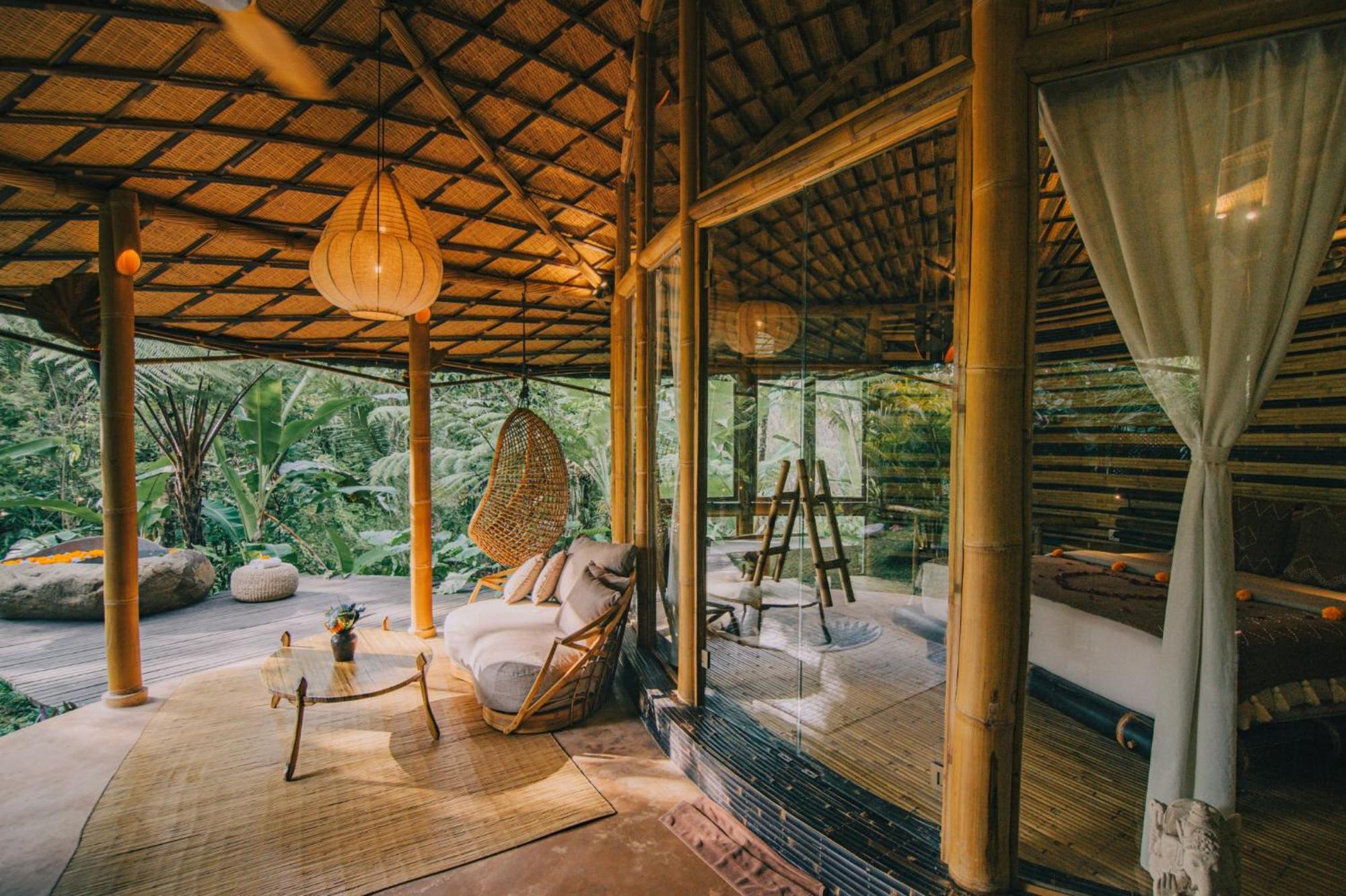 Hideout Eco Bamboo House Bali Villa Selat Ruang foto