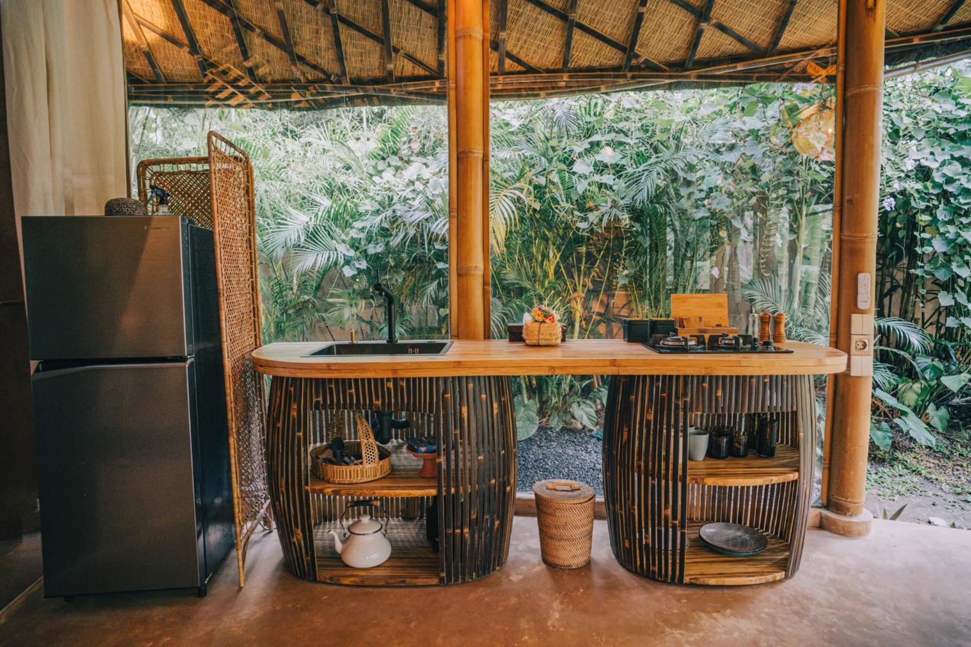 Hideout Eco Bamboo House Bali Villa Selat Ruang foto